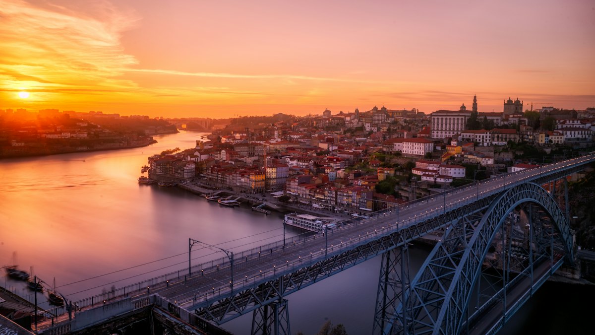 Puente Don Luis I en Oporto